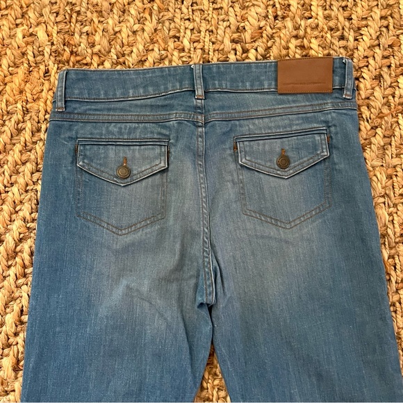 Comptoir Des Cotonniers Jeans Women 40 Flare Euro Hippie Boho 31 X 31 Stretch - Picture 15 of 15